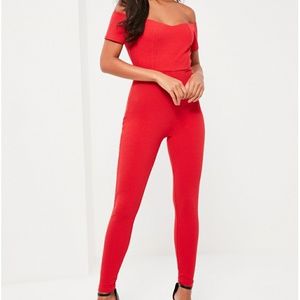 NWT Missguided Red Jumpsuit US 6, Price not firm